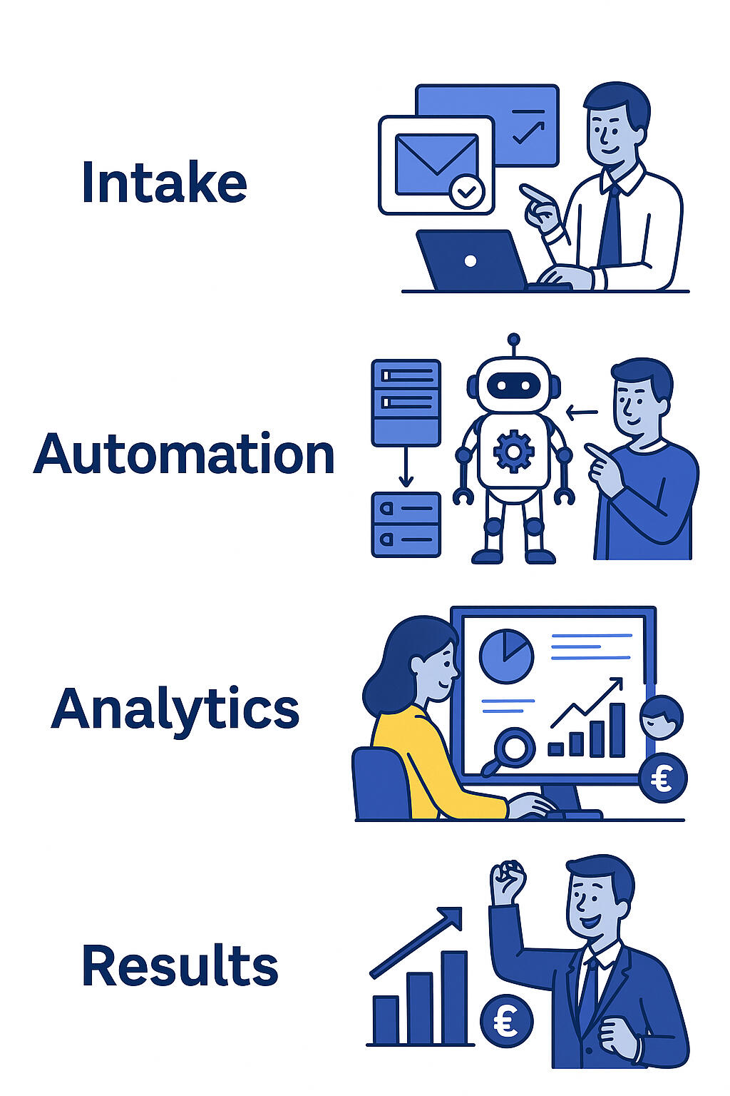 Team working with AI Chatbots